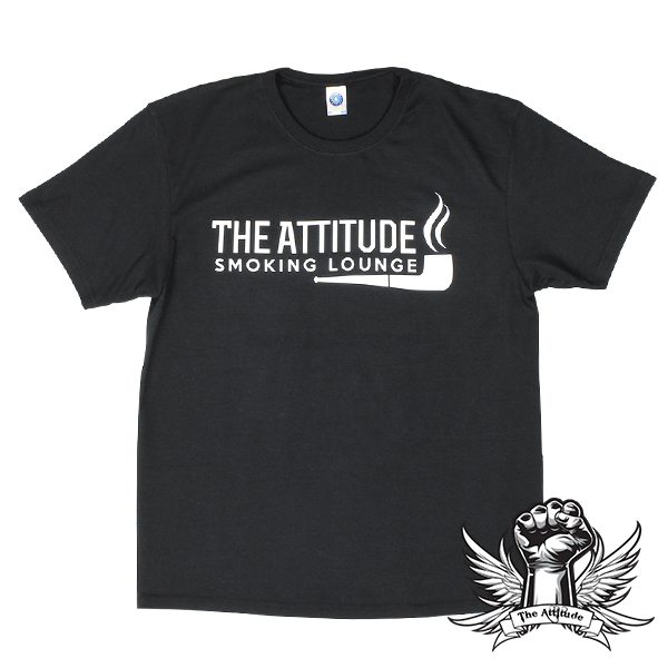 The Attitude Smoking Lounge T-shirt Black