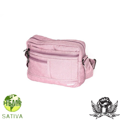 Sativa Bags Smart Hemp Shoulder Bag Pink S10044