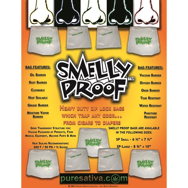 Smelly Proof Bags Storage Bags Black