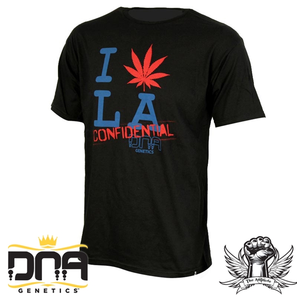 I Leaf LA T-Shirt Black